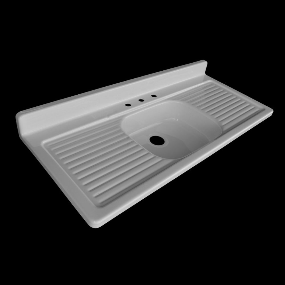 Single Bowl with Double Drainboards Model SBDW5424 NBI Drainboard