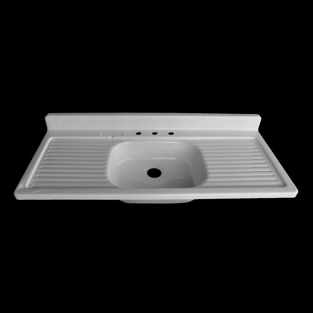 Single Bowl with Double Drainboards Model SBDW5424 NBI Drainboard