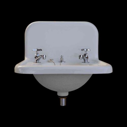 nbi vintage reproduction bathroom sink model bs2018 front view