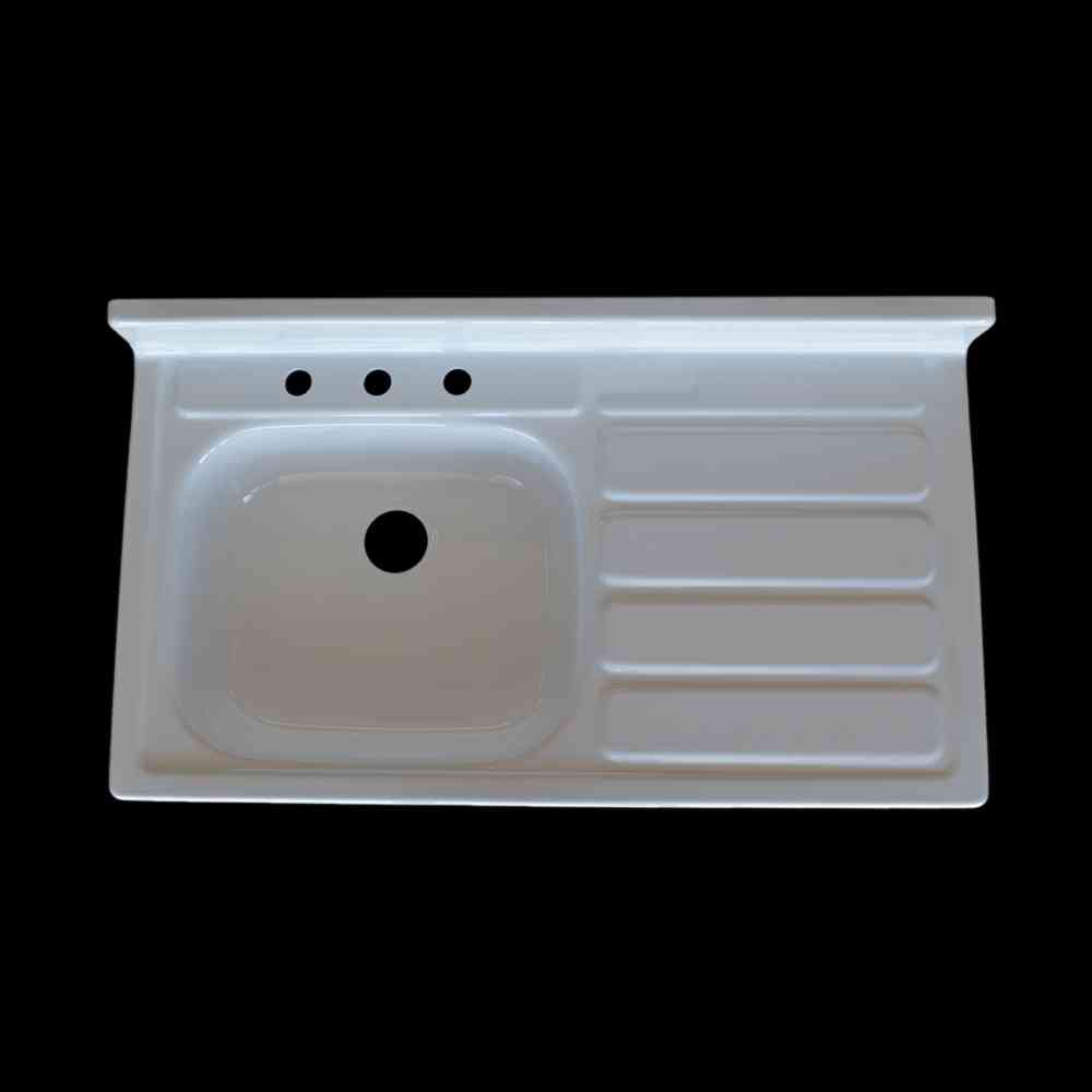 Single Bowl Right Hand Drainboard Sink   Model SBW25 R